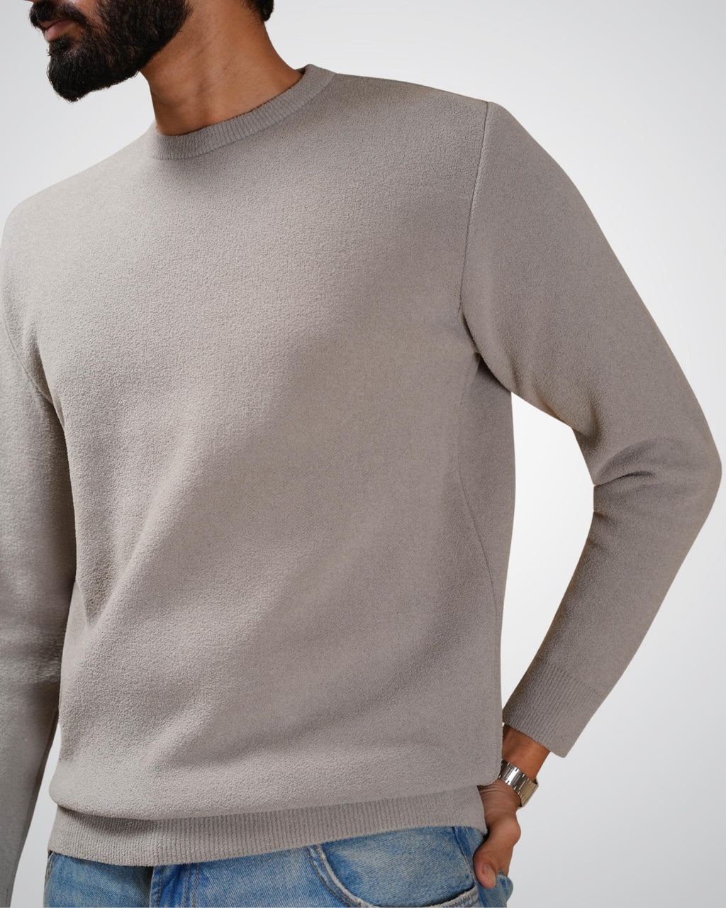 Abyss Pullover in Grey