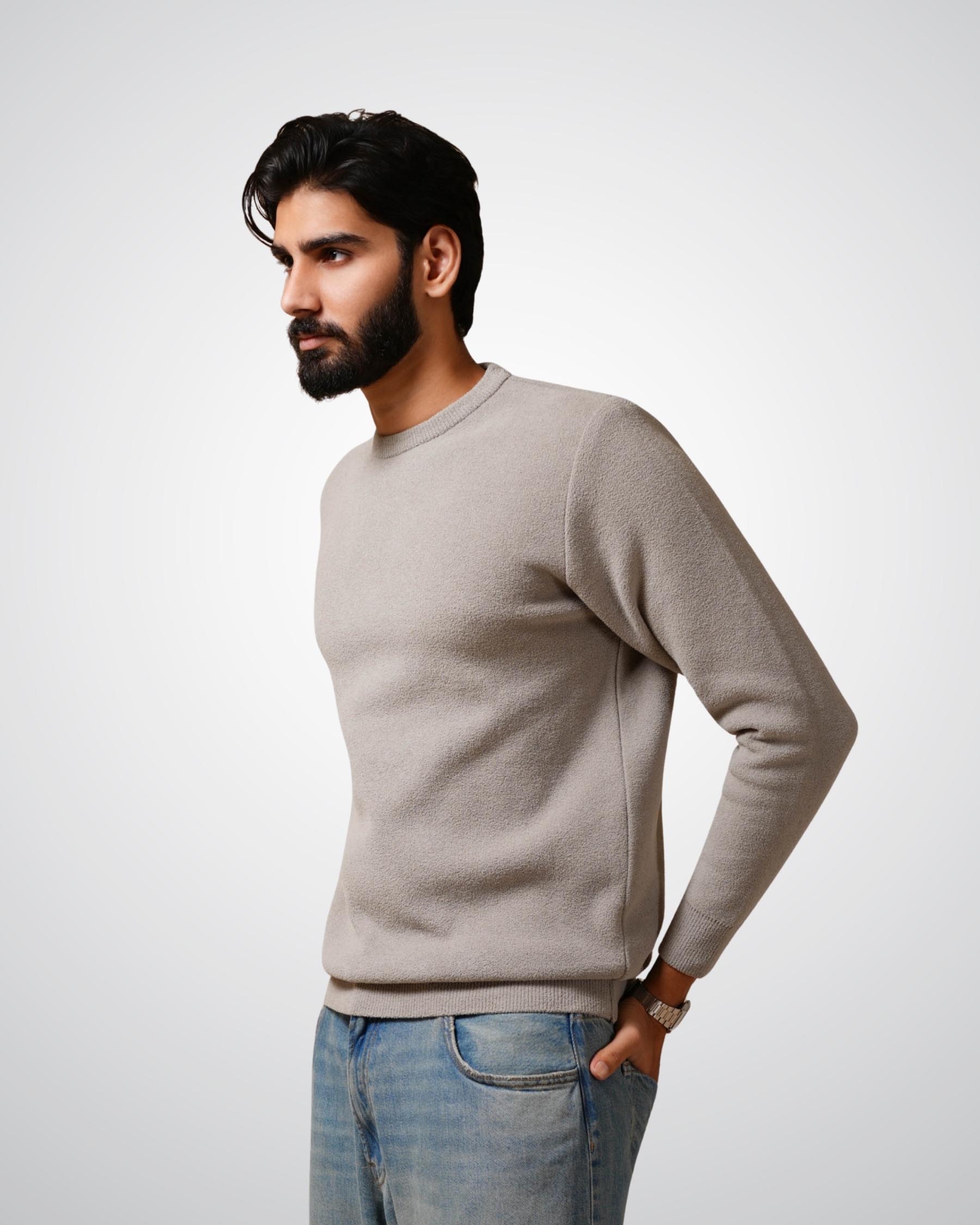 Abyss Pullover in Grey