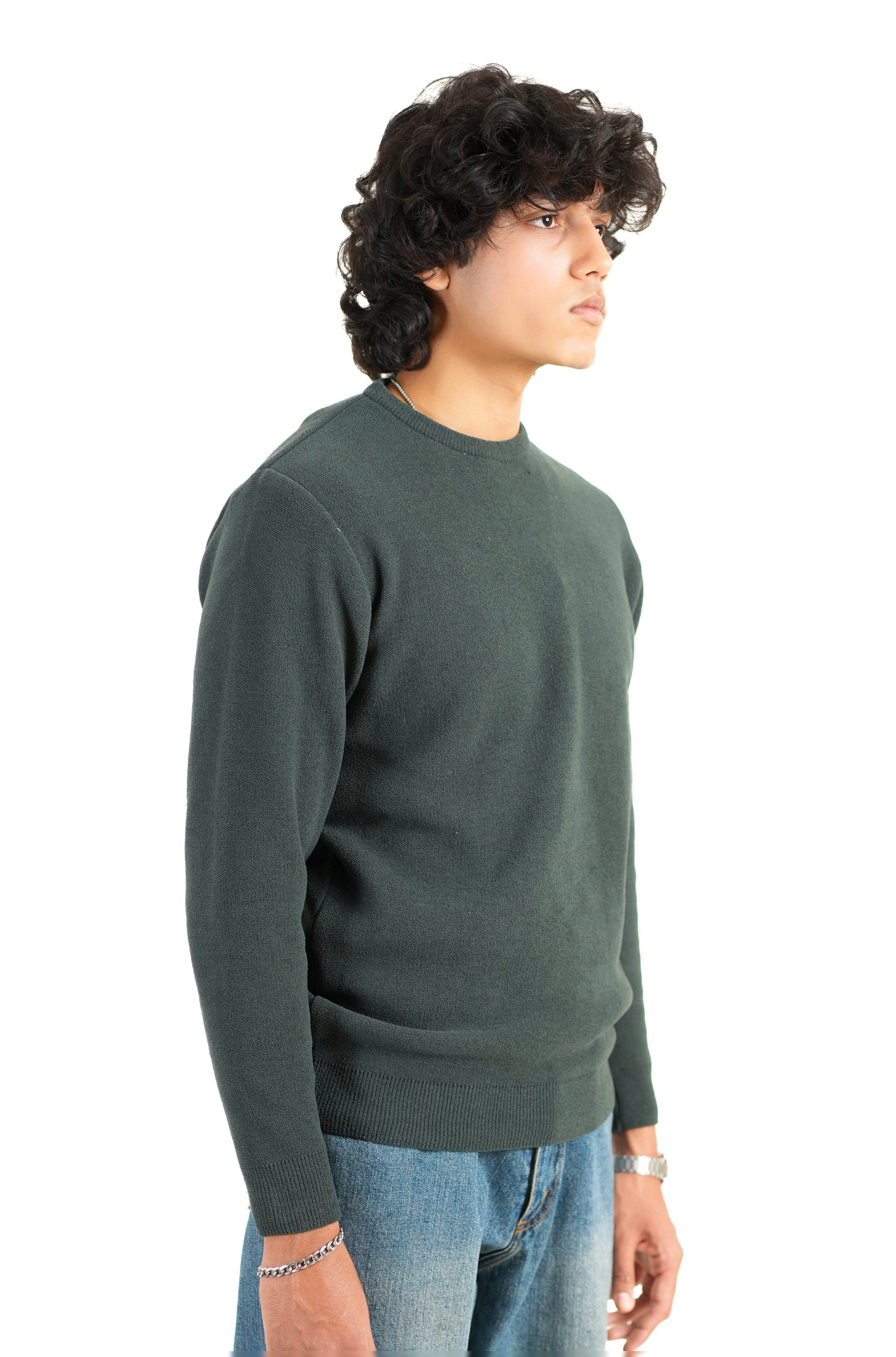 Abyss Pullover in Dark Green