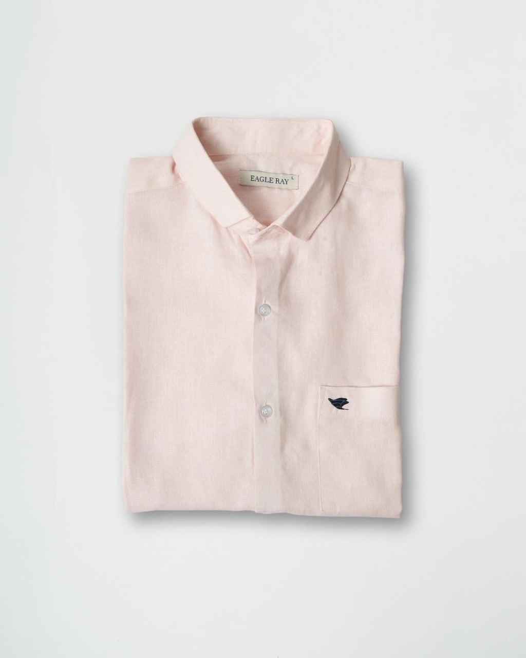 Oyster Pink Viscose Linen Shirt
