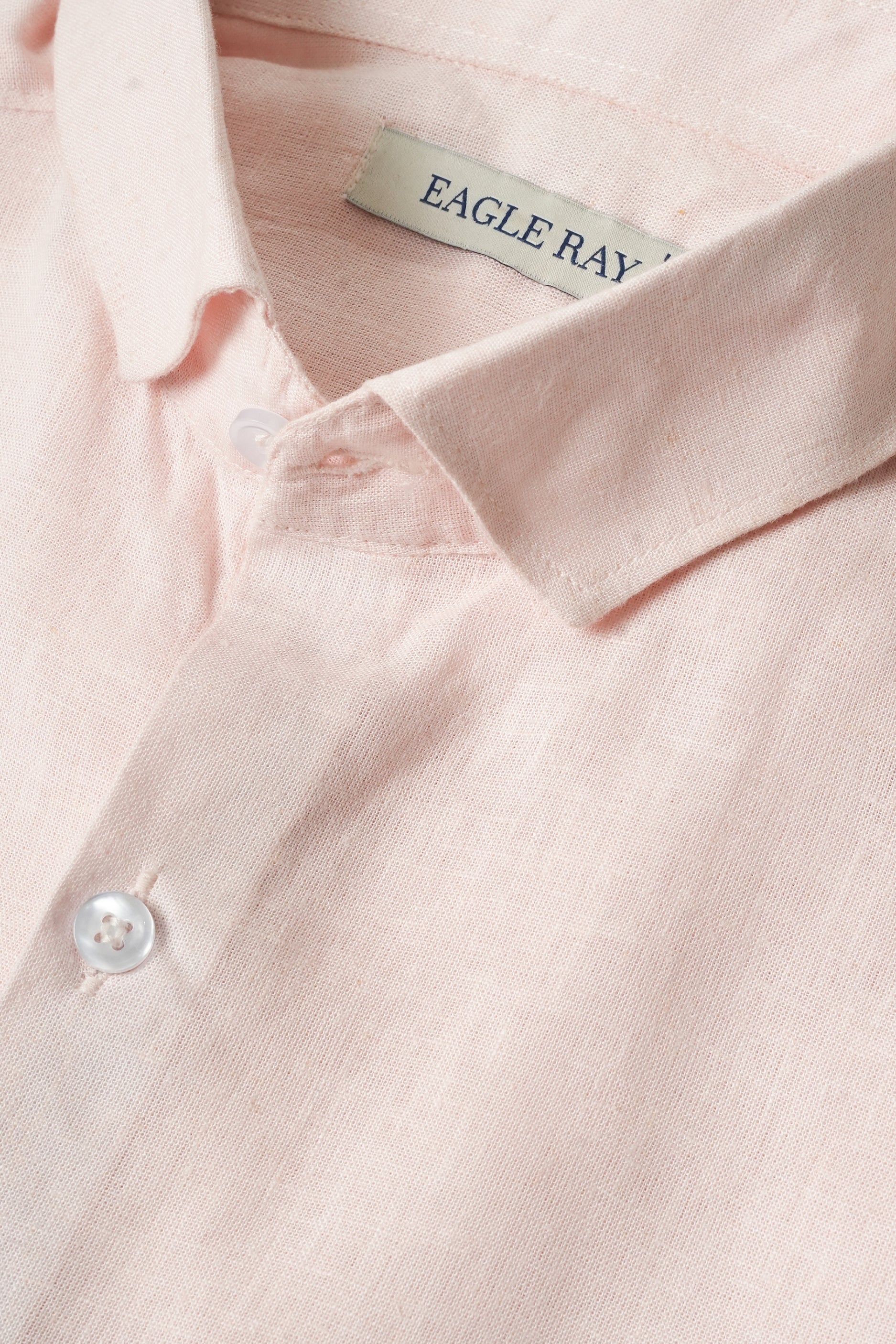 Oyster Pink Viscose Linen Shirt
