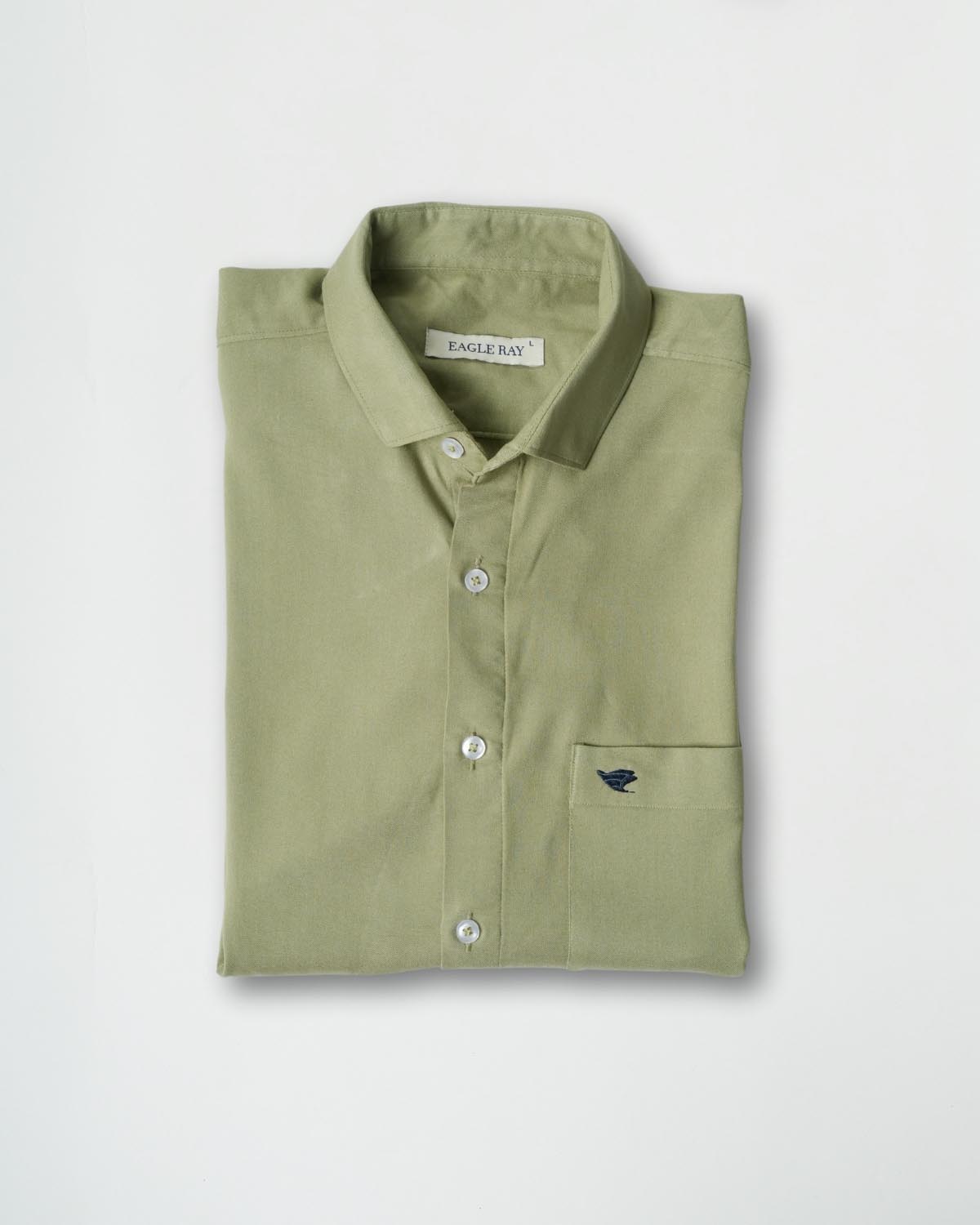 Coral Green Fluid Shirt