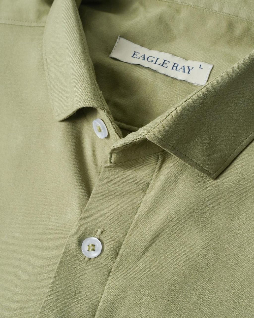 Coral Green Fluid Shirt