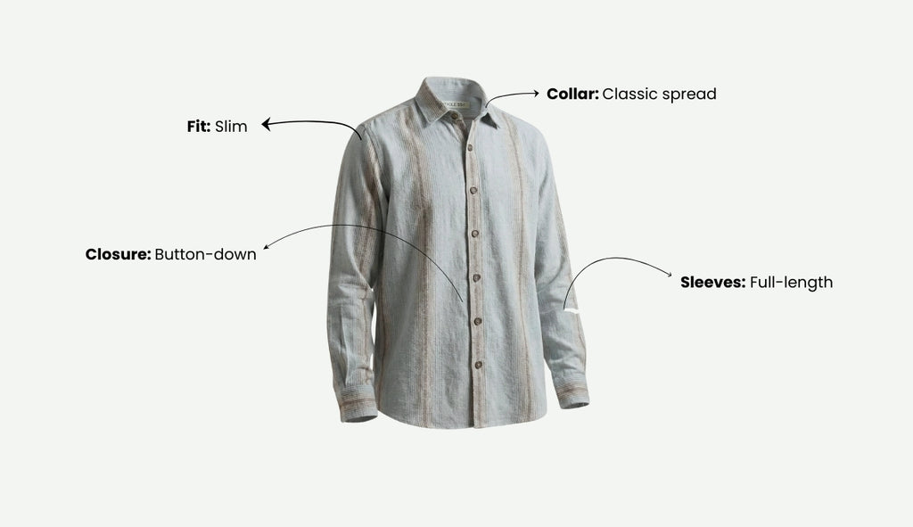 Coral Green Fluid Shirt