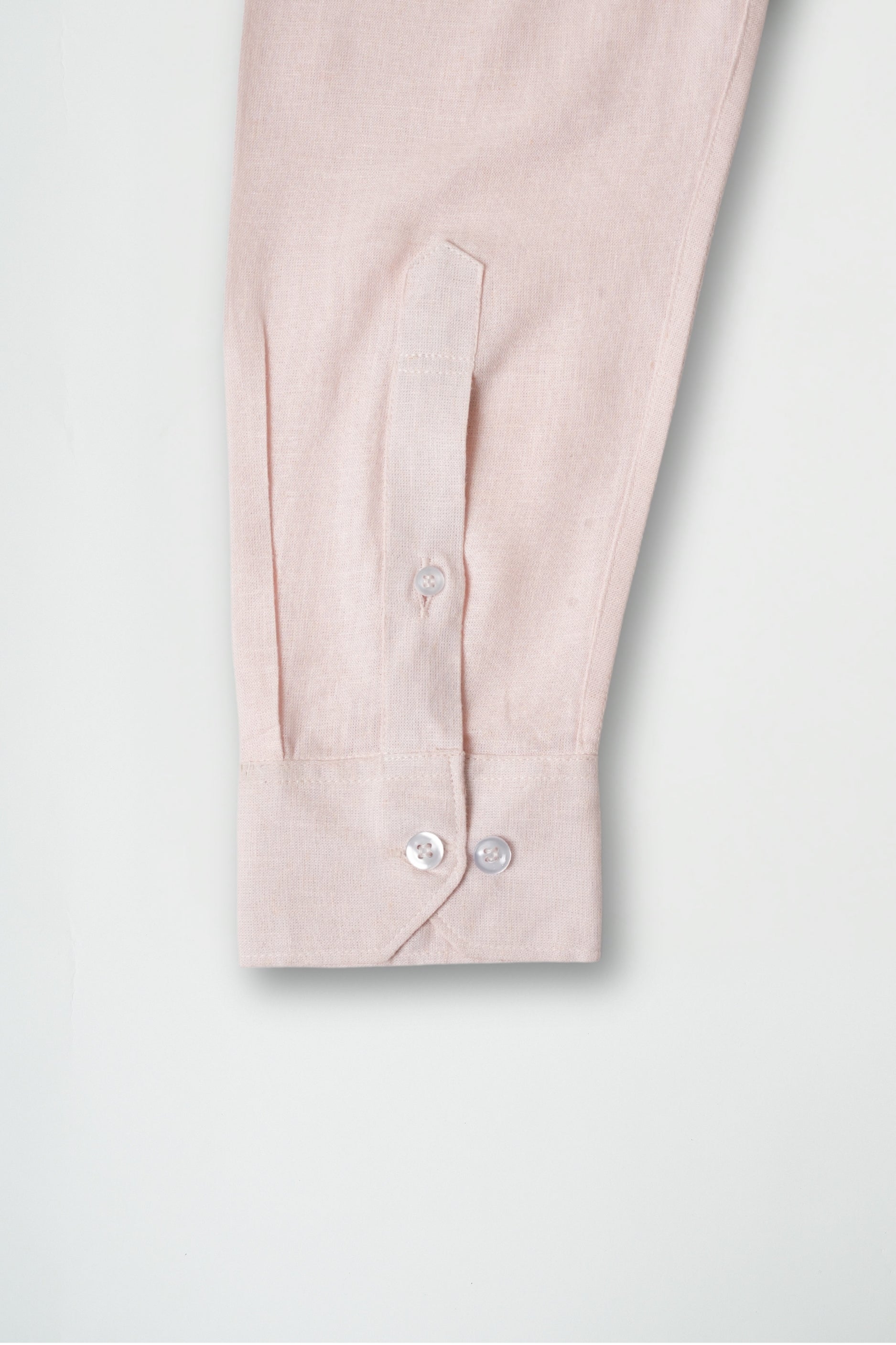 Oyster Pink Viscose Linen Shirt