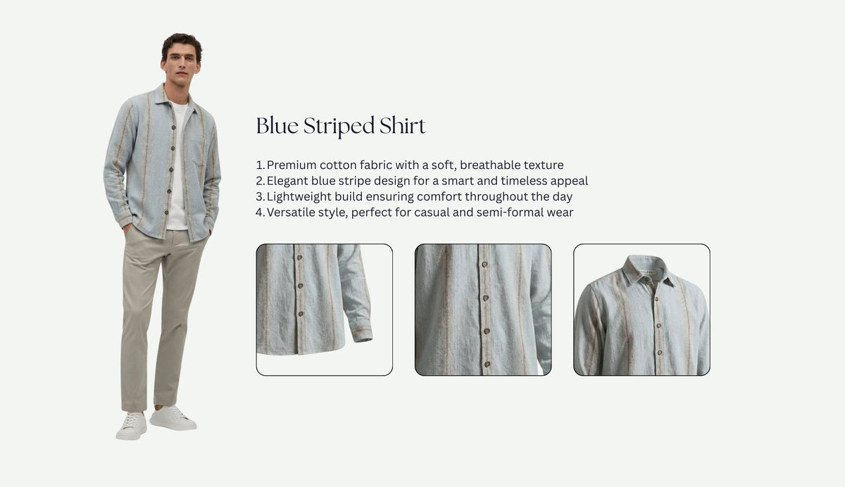 Blue Striped Shirt