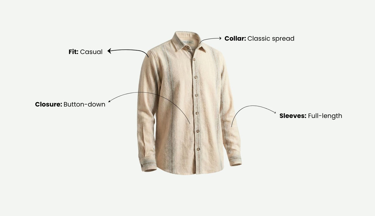 Beige Striped Shirt