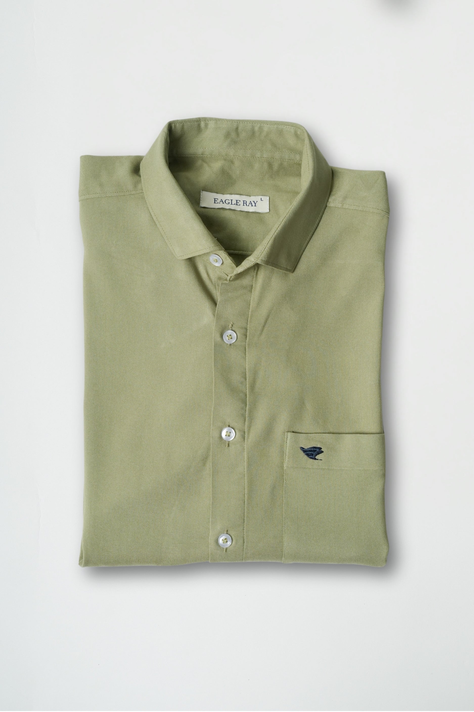 Coral Green Fluid Shirt