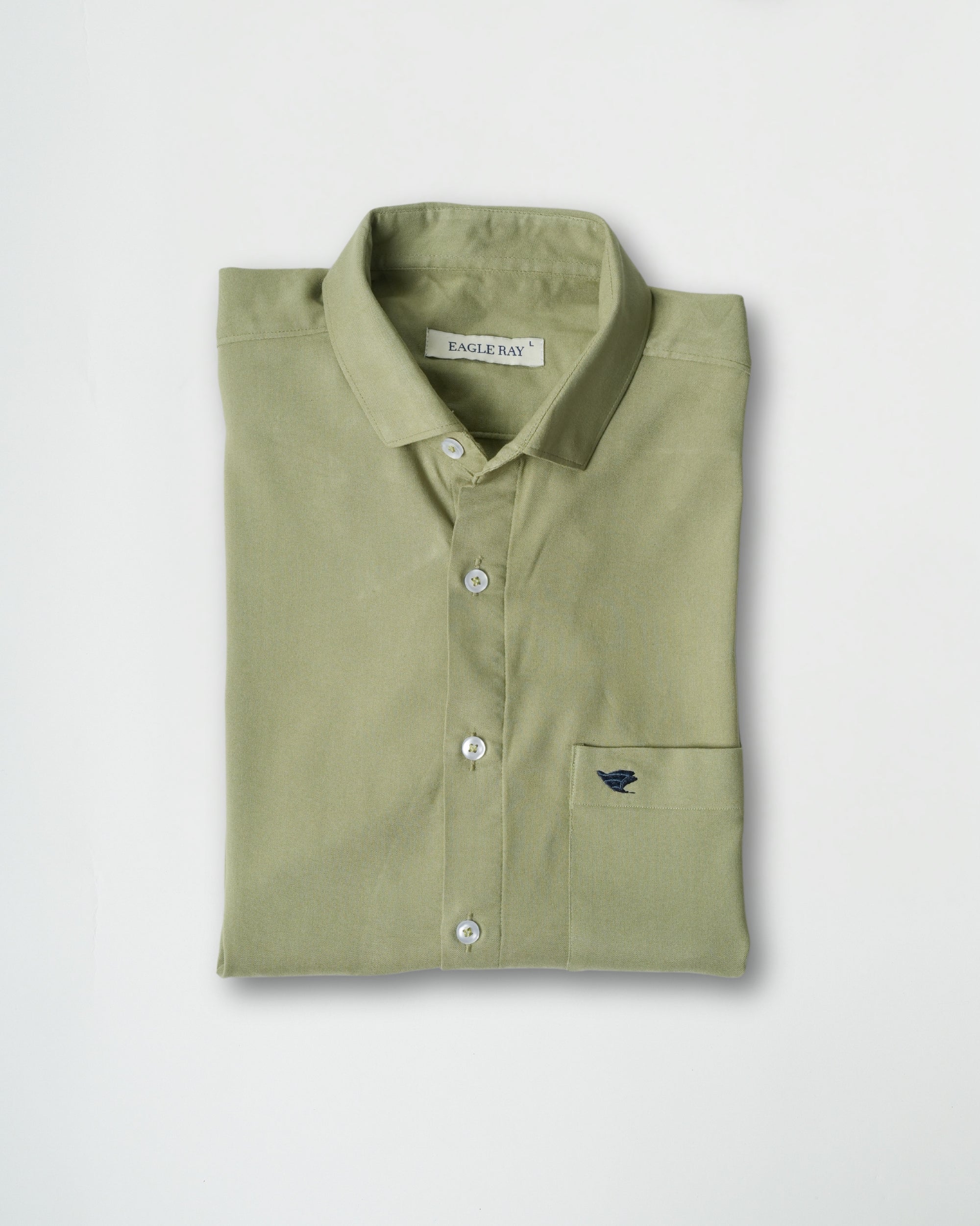 Coral Green Fluid Shirt
