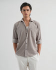 Ash Grey Corduroy Shirt