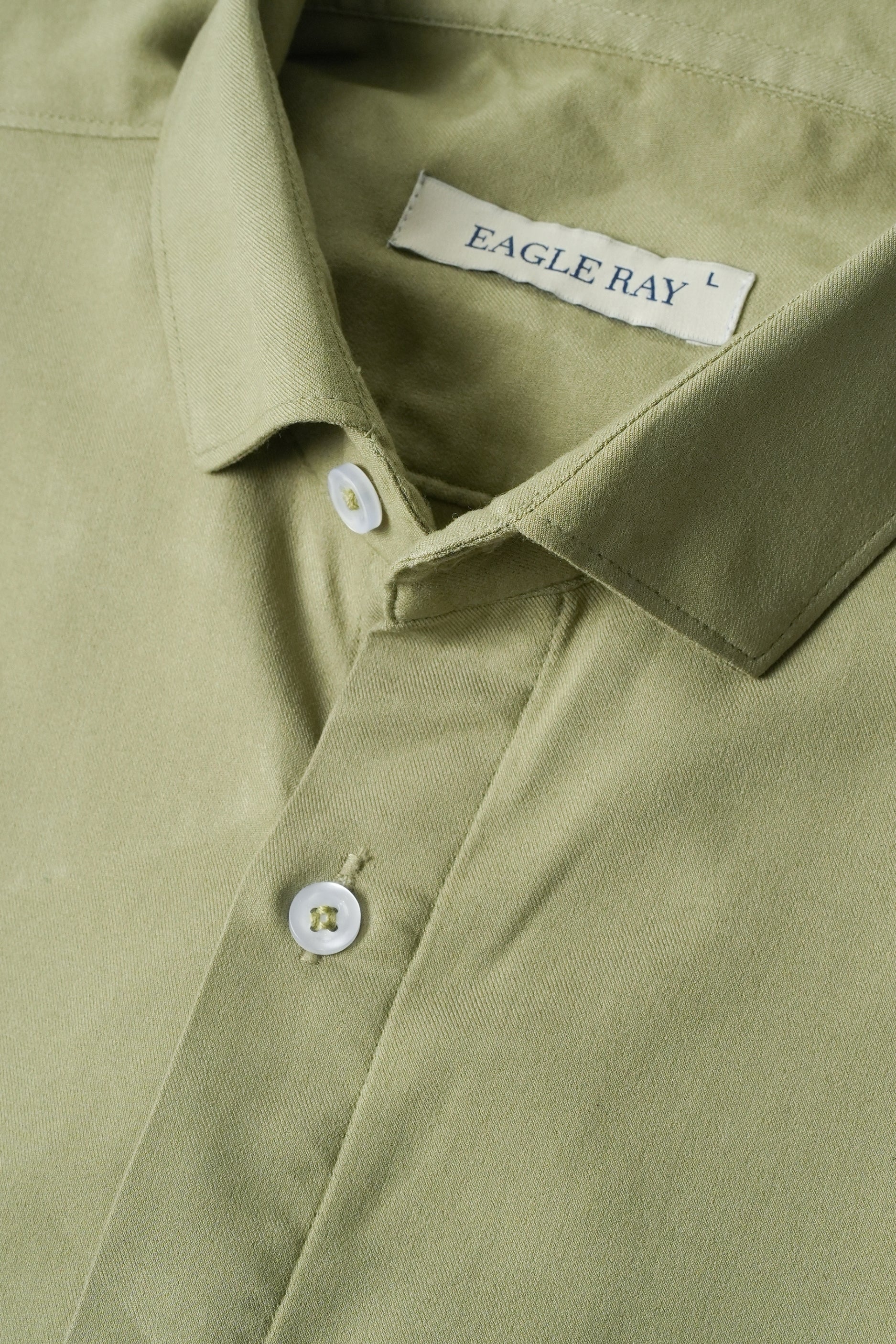 Coral Green Fluid Shirt