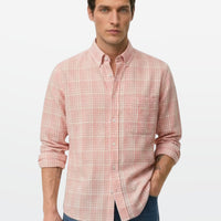 Check Shirt in Blush