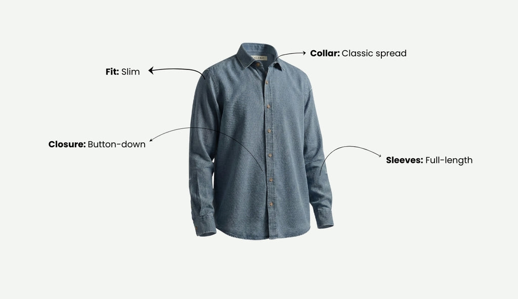 Coral Green Fluid Shirt