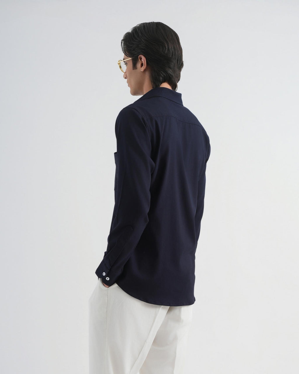 Mirage Blue Fluid Shirt