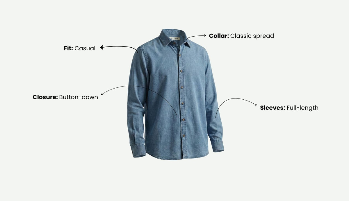 Cadet Blue Tencel Indigo Shirt