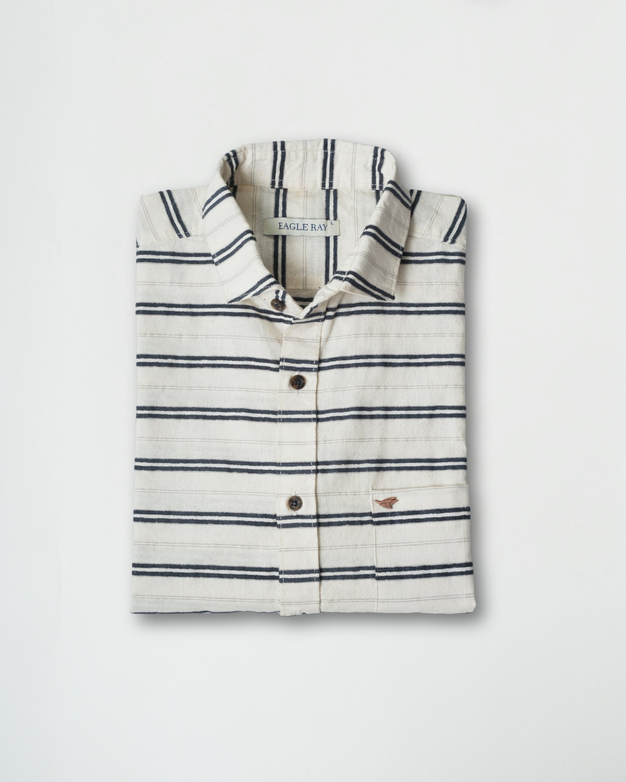 Striped White Shirt
