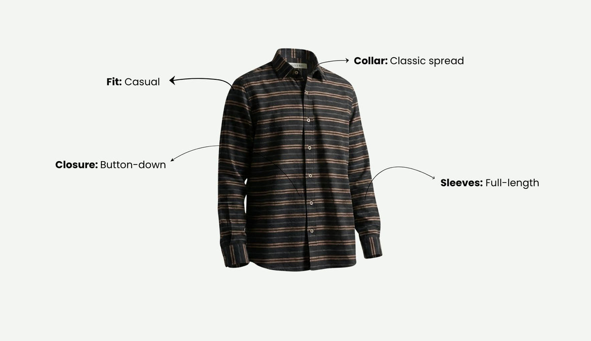 Striped Black Shirt