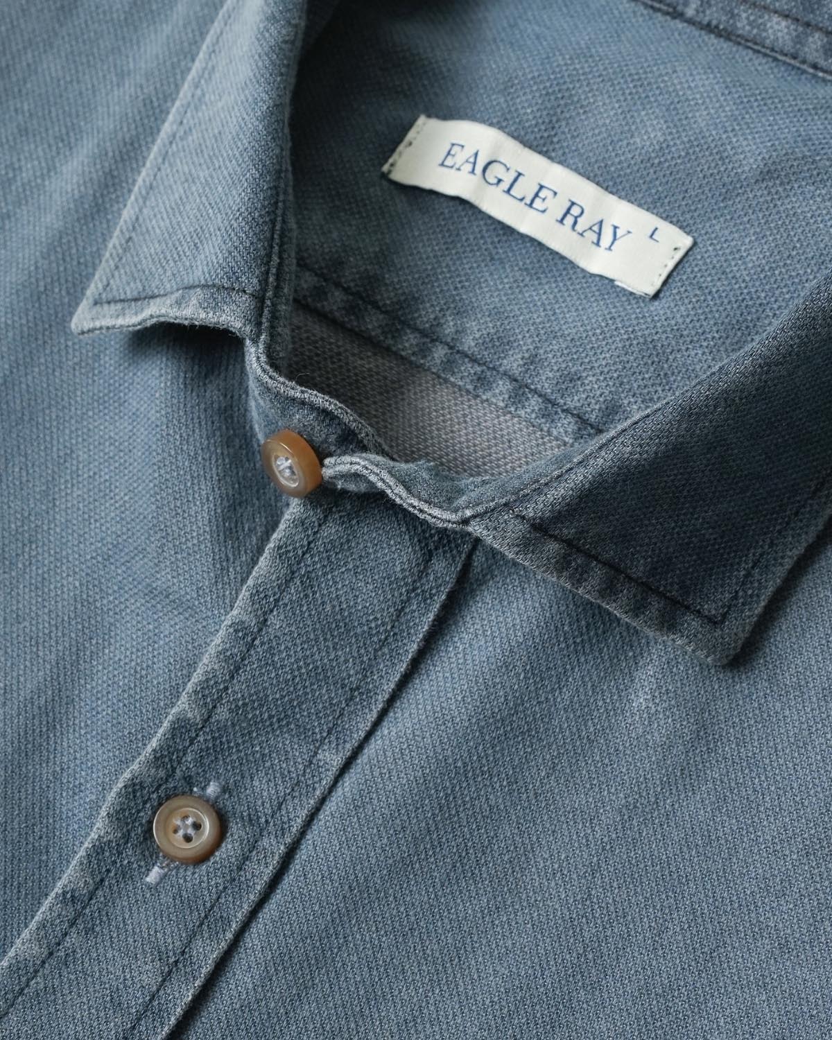 Comet Blue Dobby Indigo Shirt