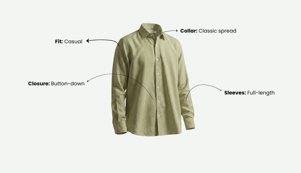 Coral Green Fluid Shirt