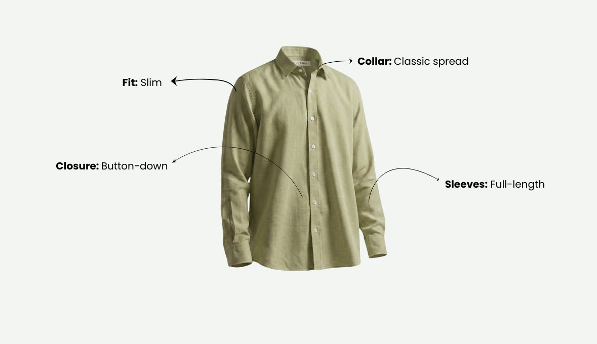 Coral Green Fluid Shirt