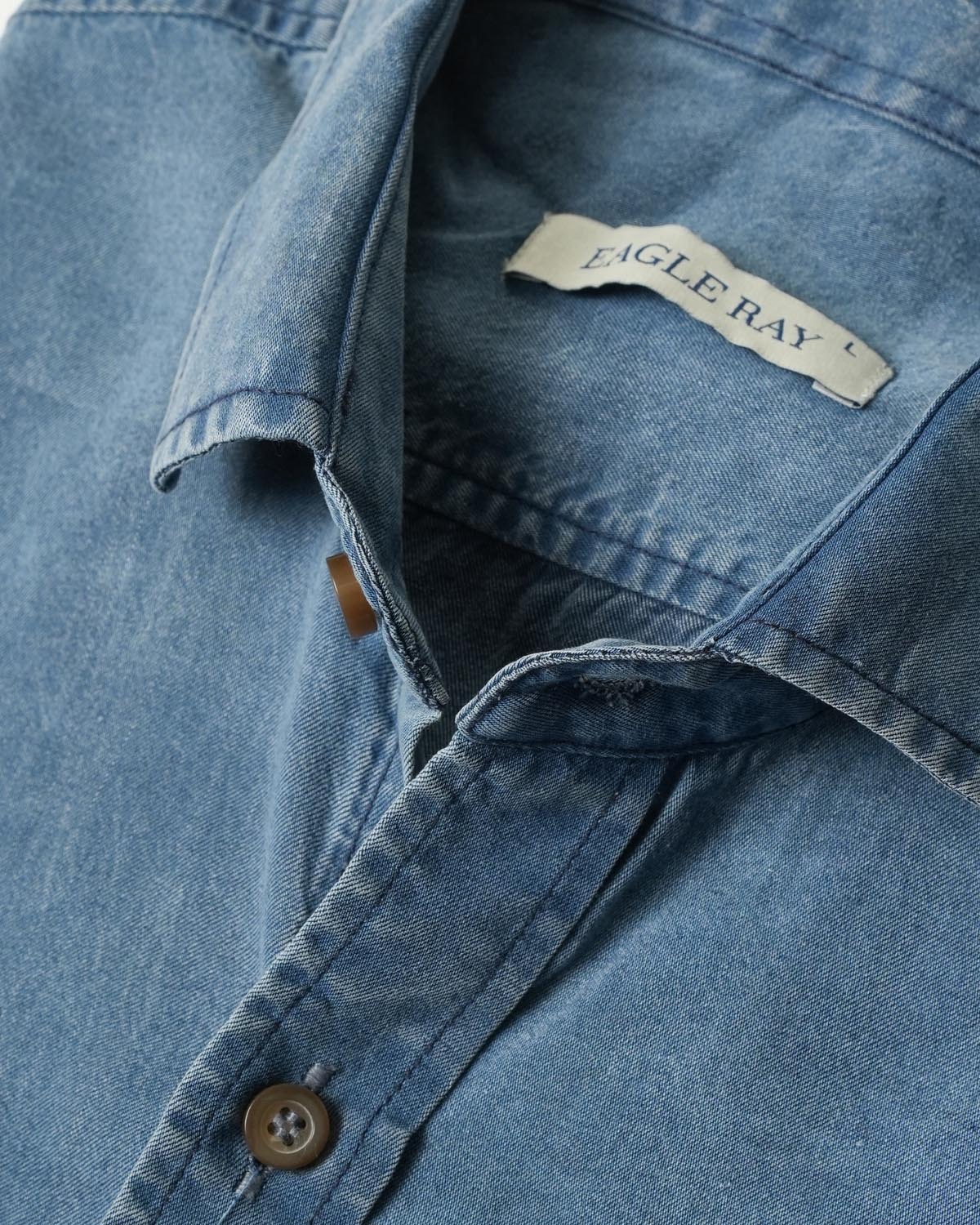 Cadet Blue Tencel Indigo Shirt