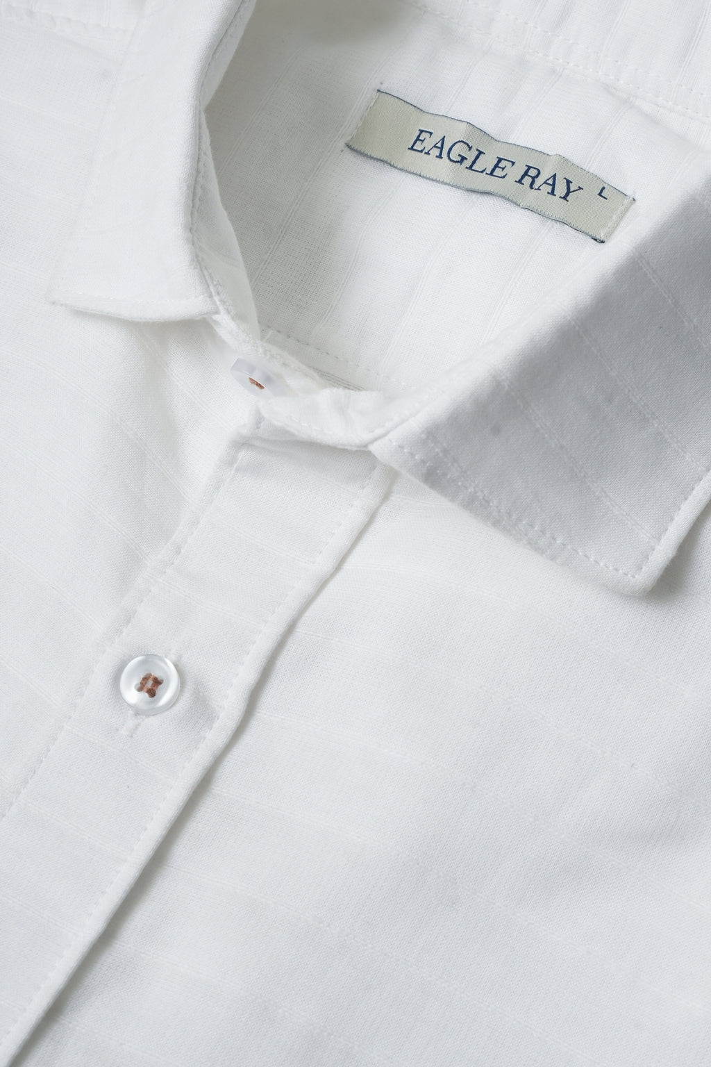 White Structured Cotton Shirt