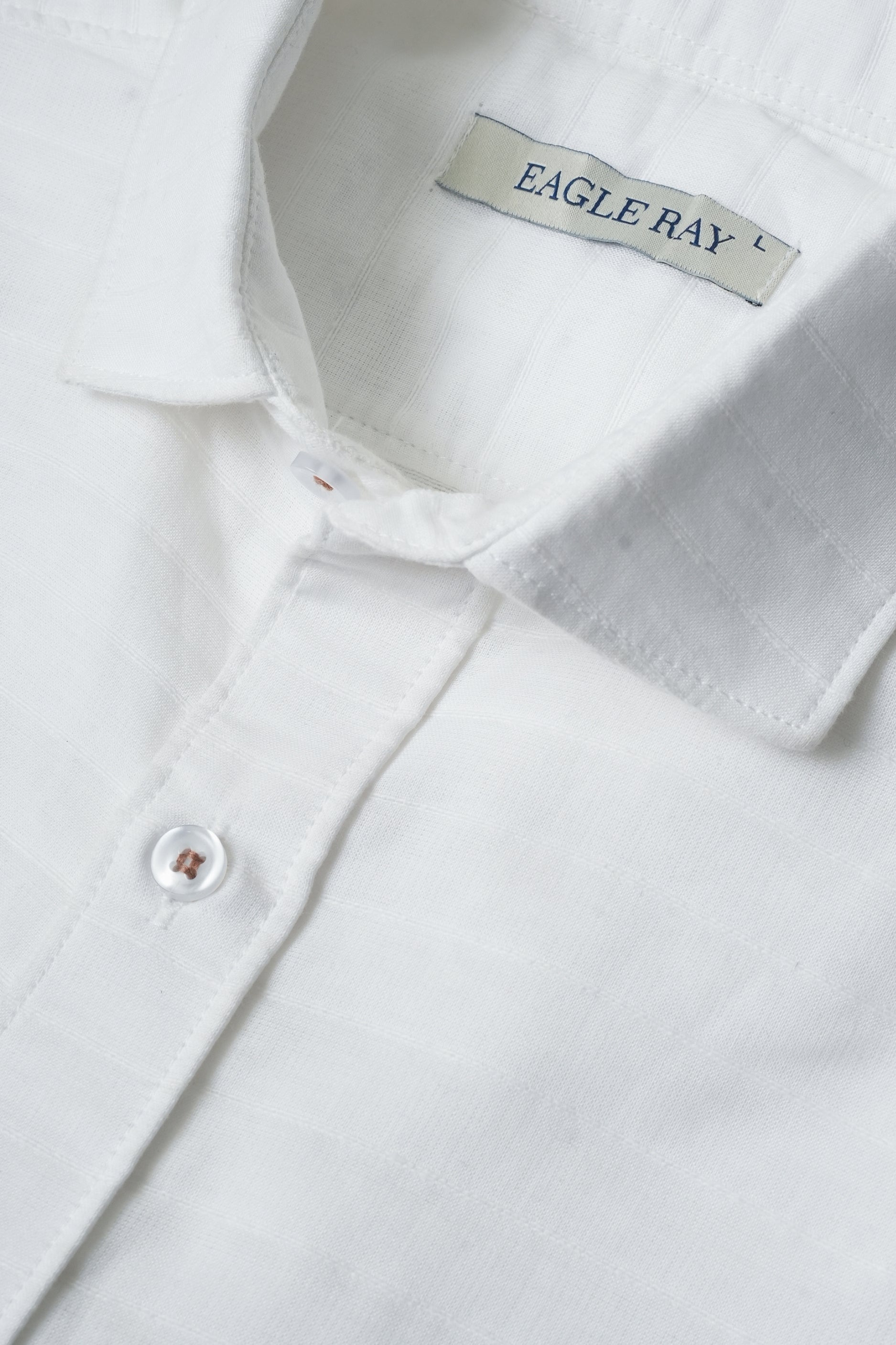 White Structured Cotton Shirt