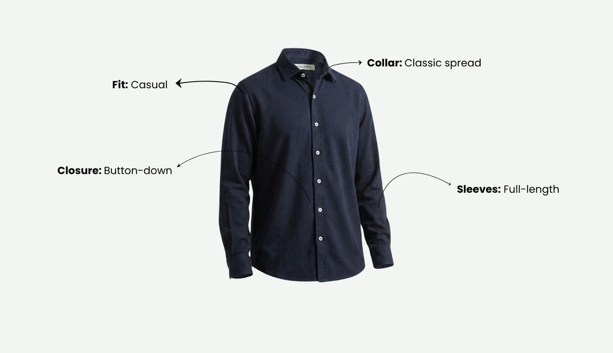 Mirage Blue Fluid Shirt