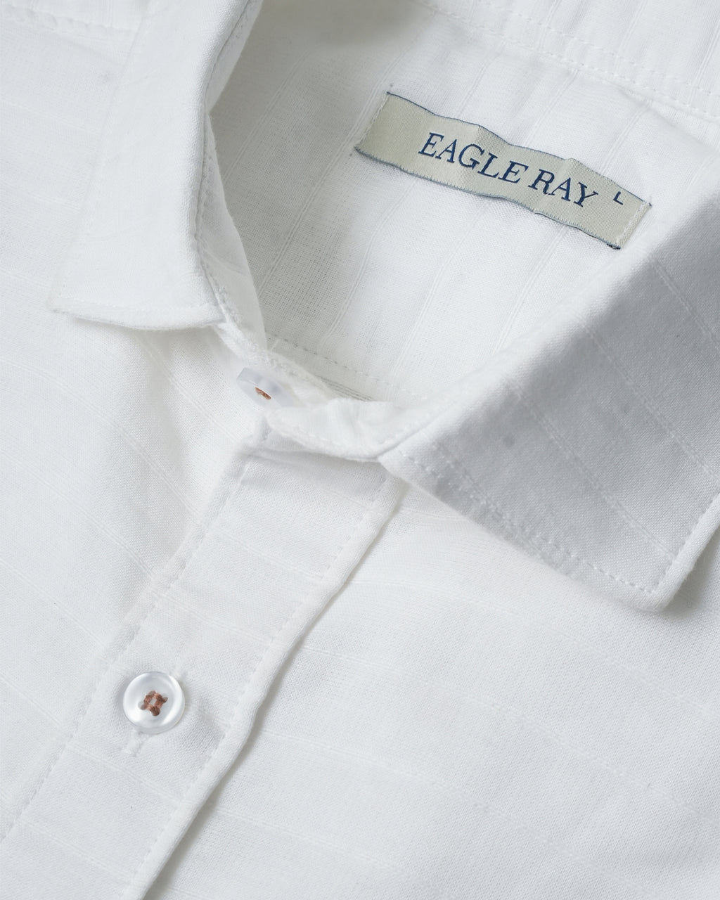 White Structured Cotton Shirt