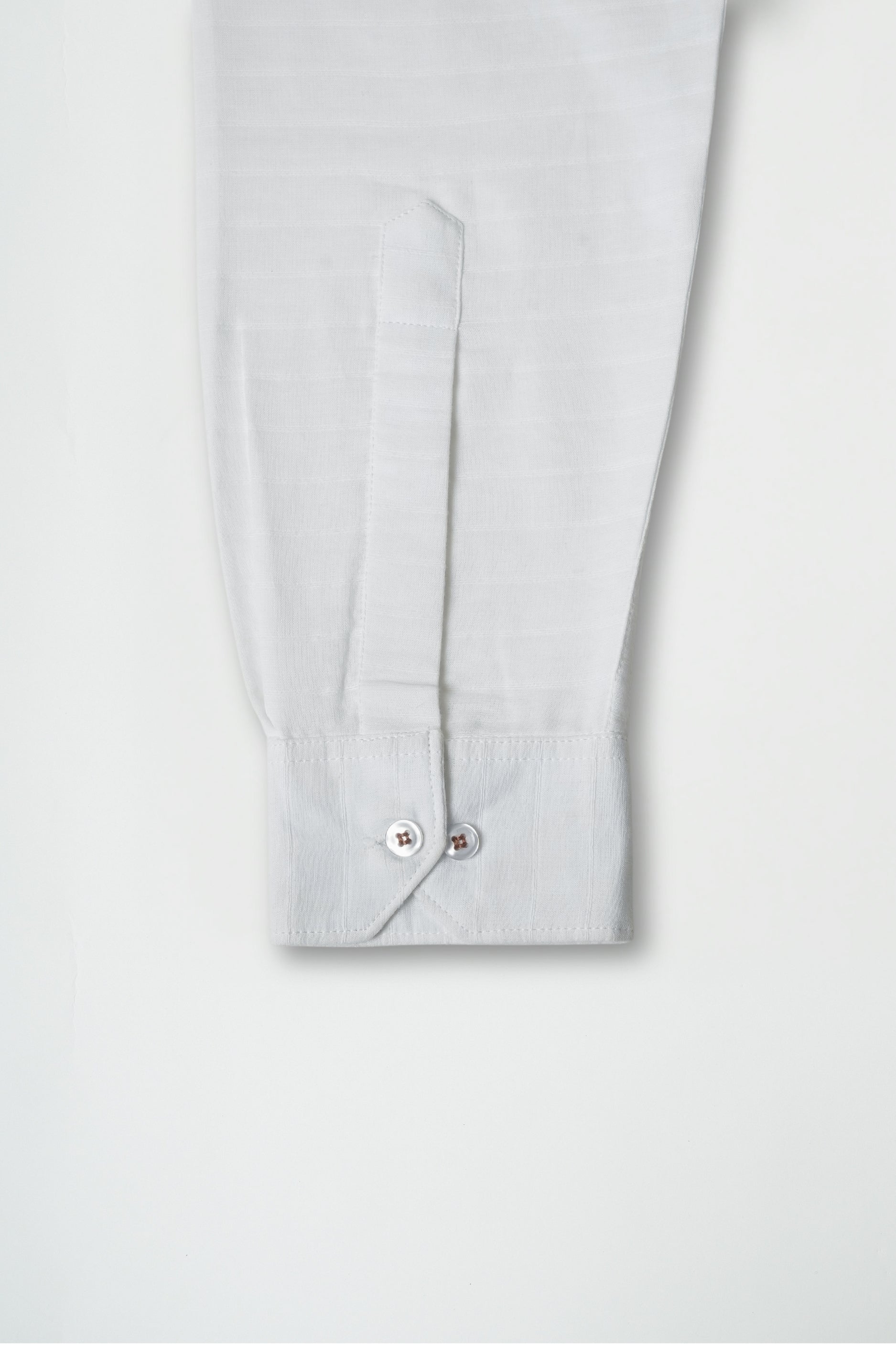 White Structured Cotton Shirt
