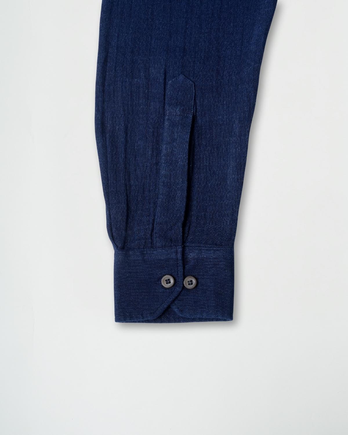 Nile Blue Textured Indigo Shirt