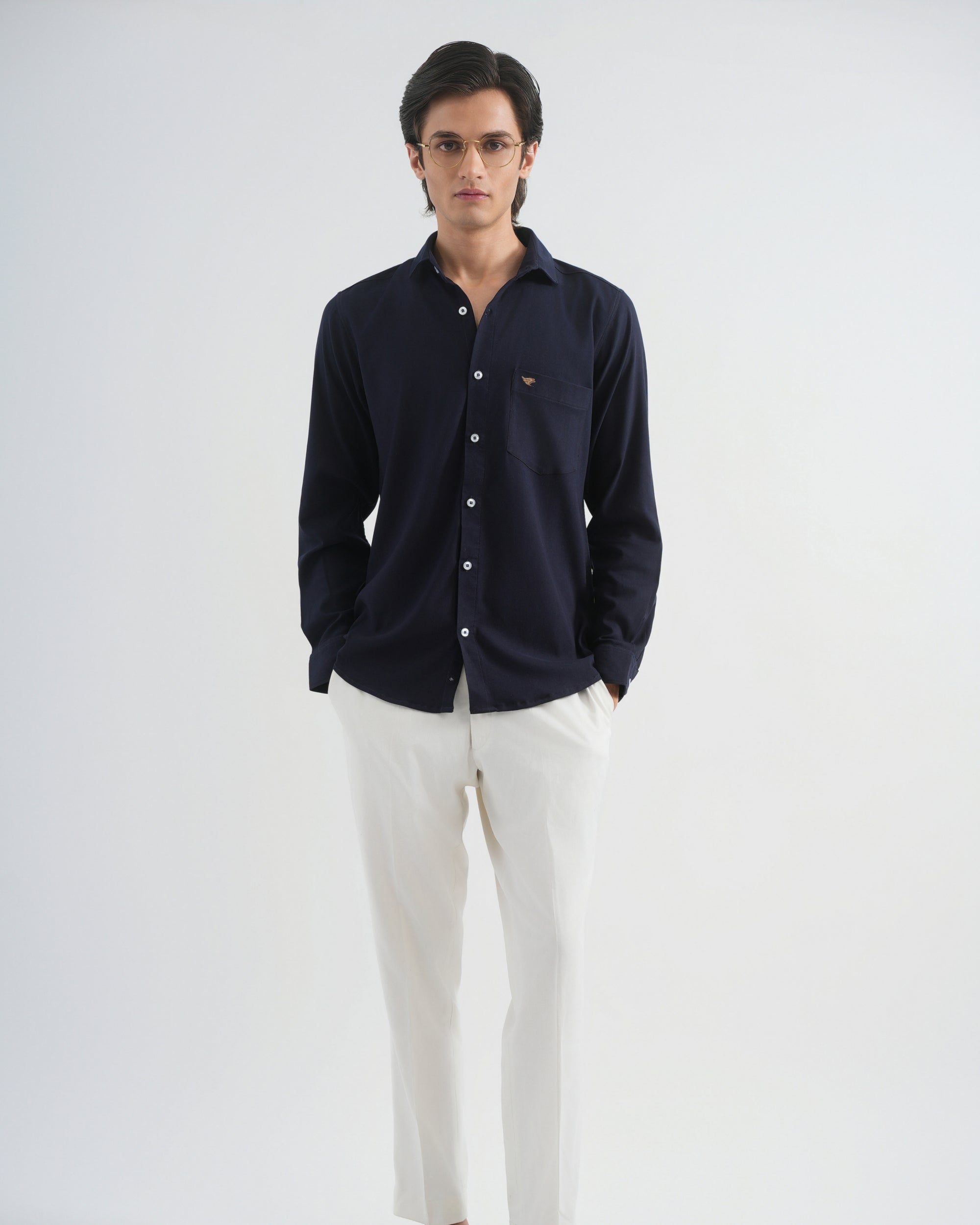 Mirage Blue Fluid Shirt