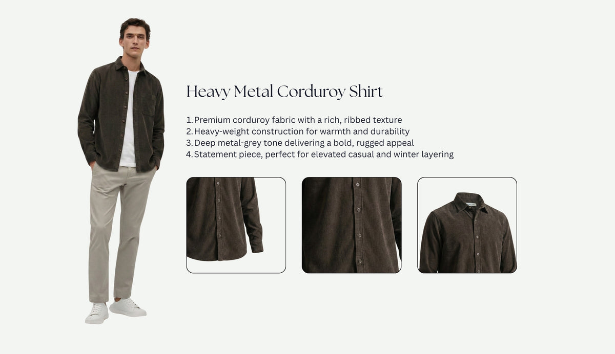 Heavy Metal Corduroy Shirt