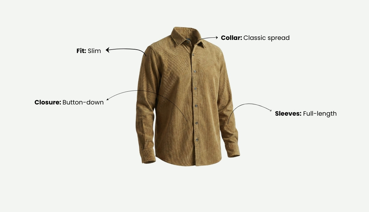 Irish Coffee Corduroy Shirt