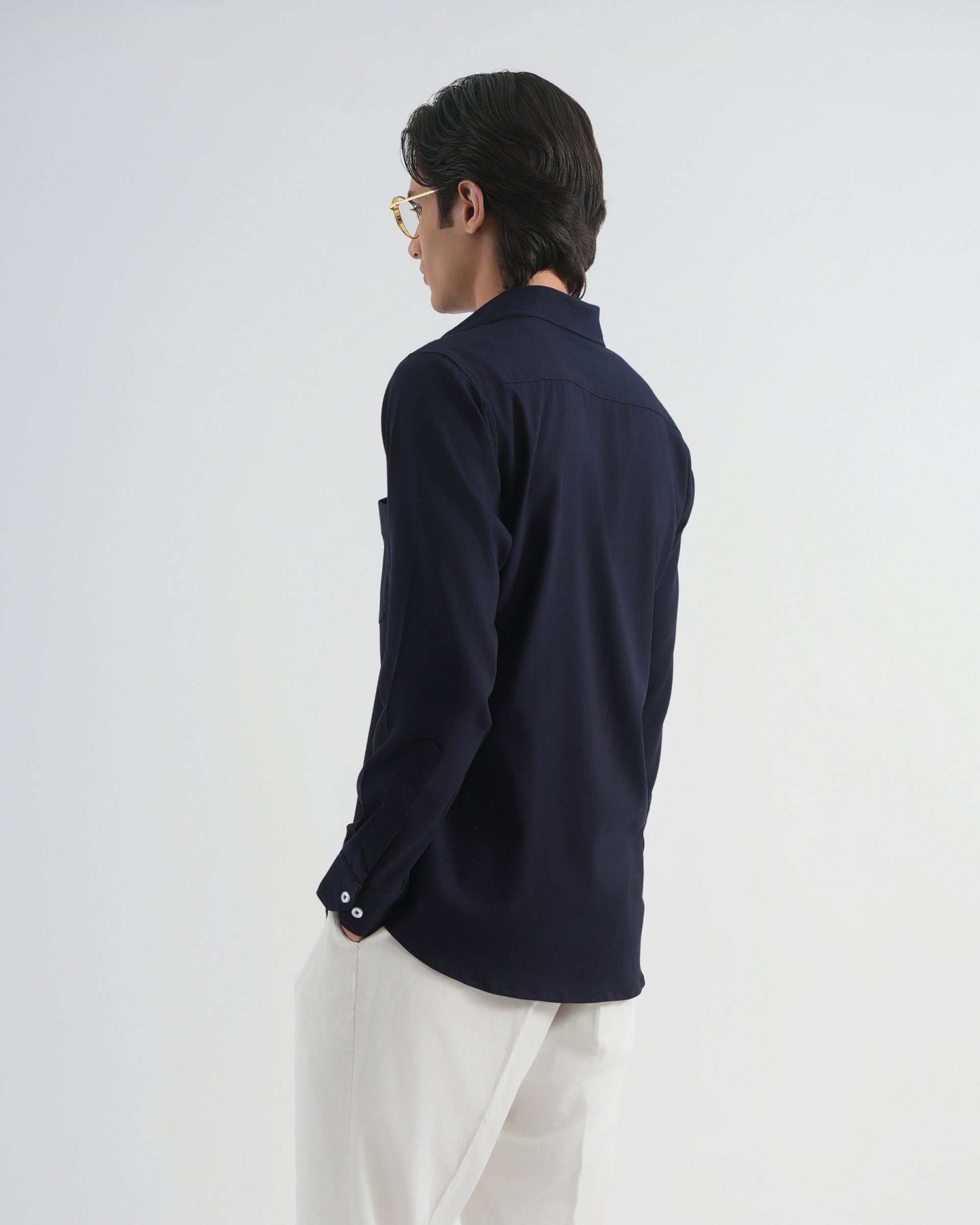 Mirage Blue Fluid Shirt