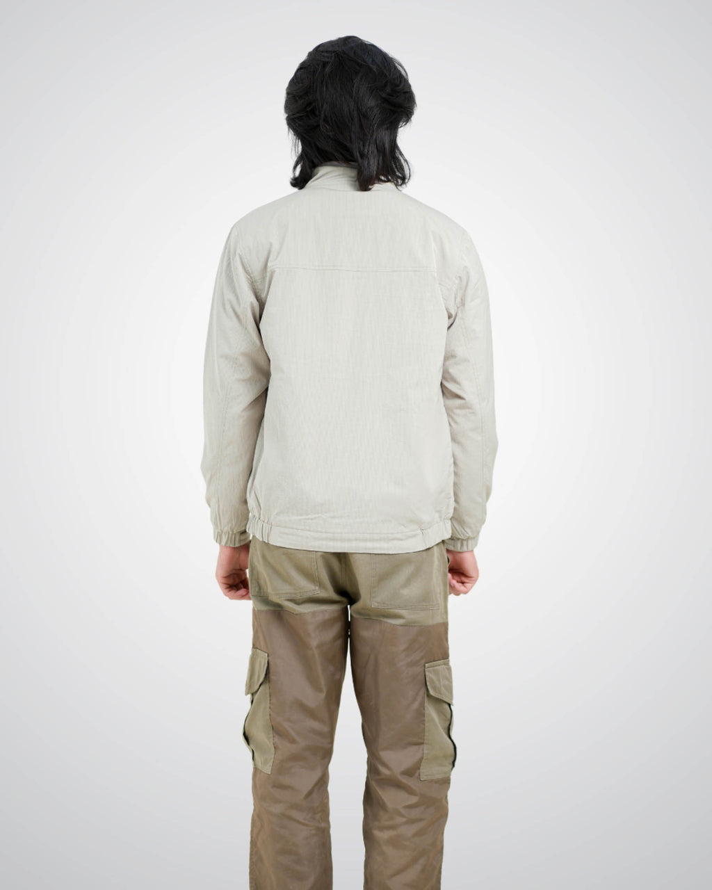 Bomber Jacket in Light Olive