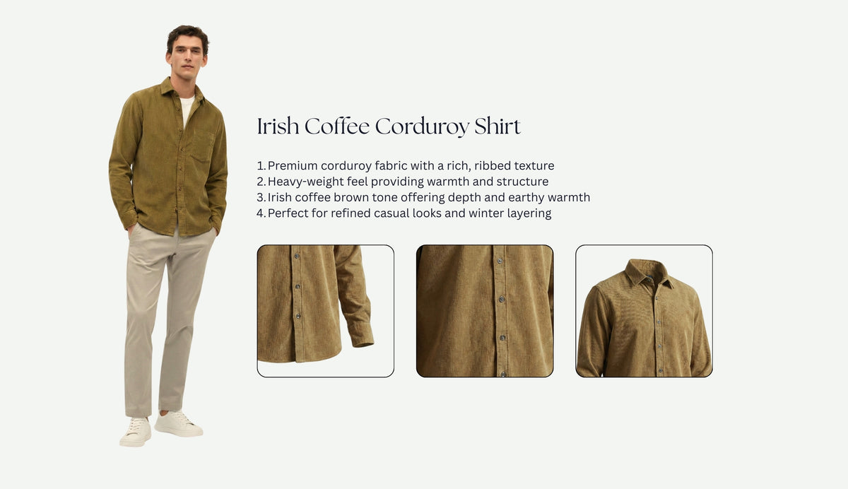 Irish Coffee Corduroy Shirt
