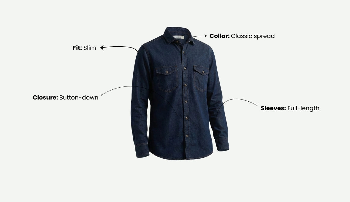 Baltic Blue Indigo Shirt