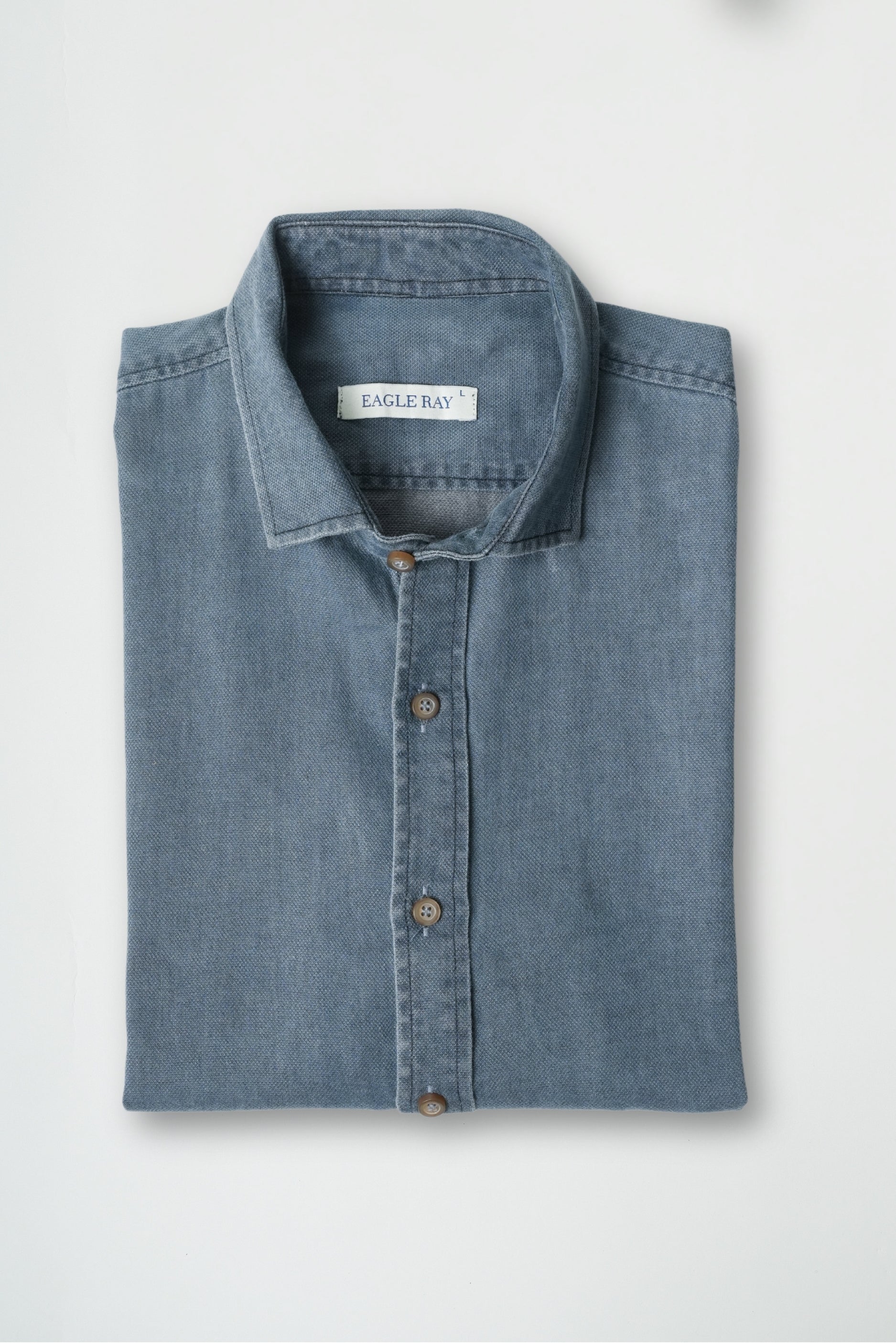 Comet Blue Dobby Indigo Shirt