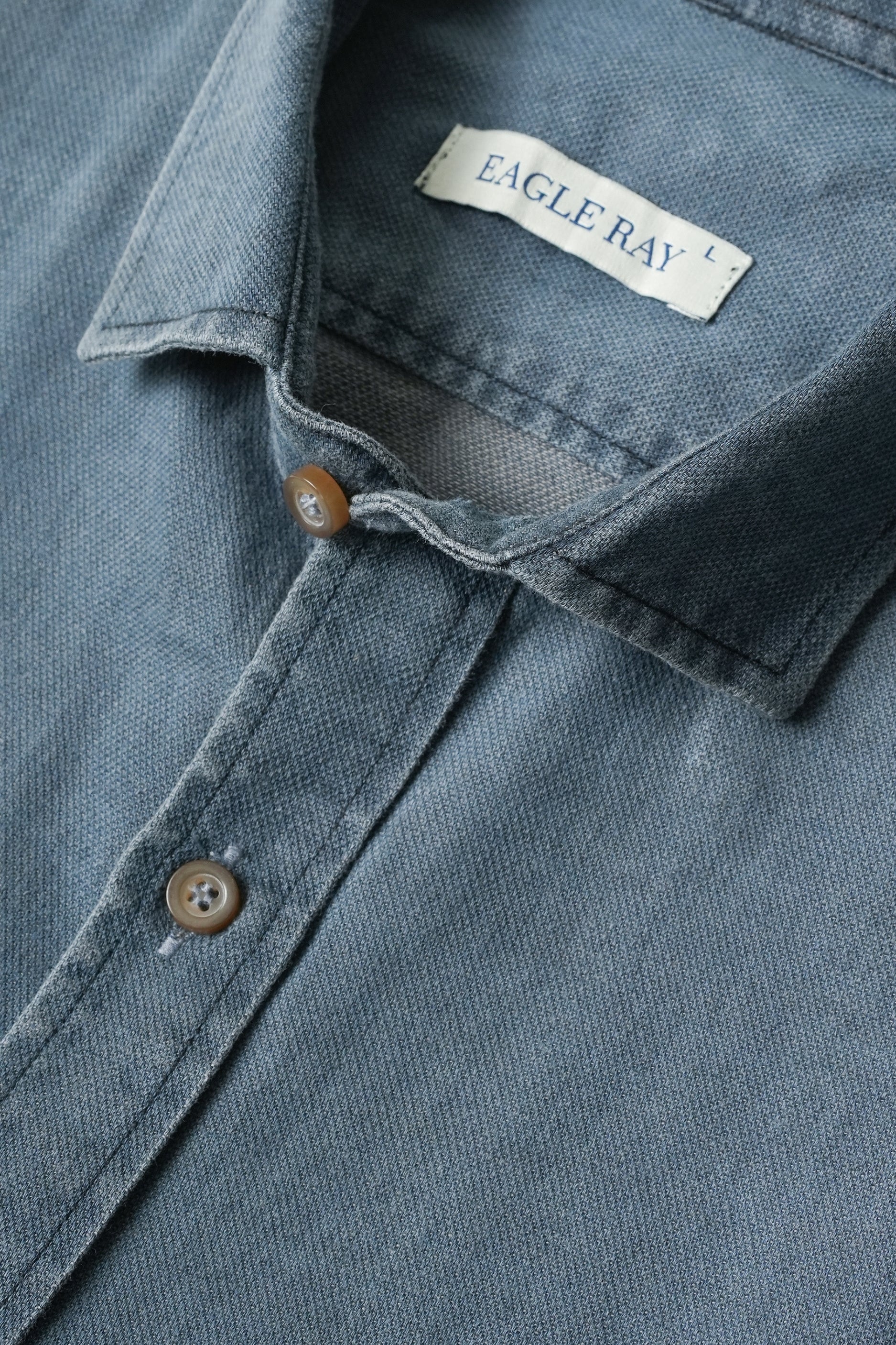 Comet Blue Dobby Indigo Shirt