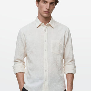 Ivory Textured Shirt