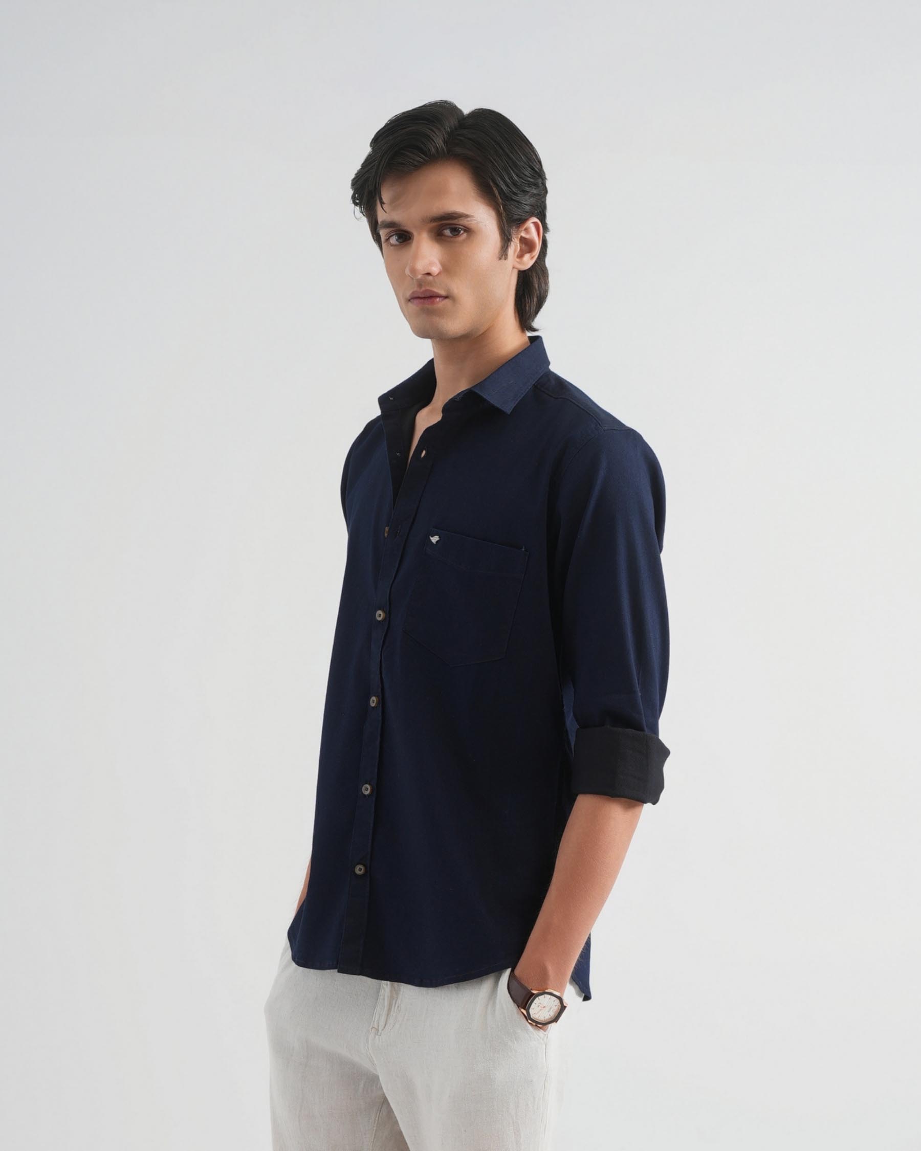 Space Blue Indigo Shirt