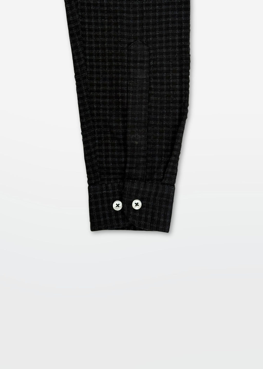 Textured Shirt in Onyx — Men's Textured Cotton Shirt | Eagle Ray