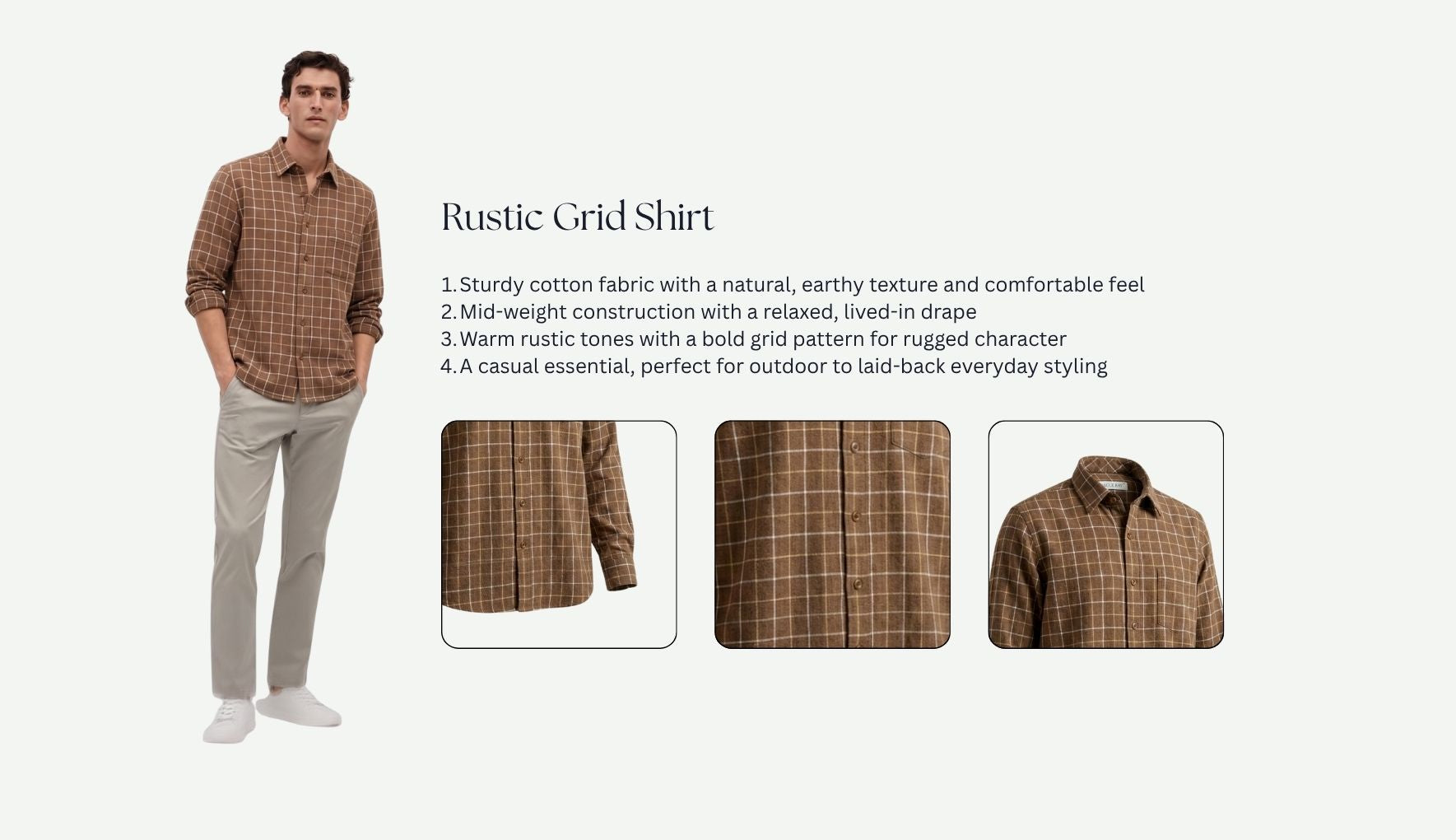 Rustic Grid Shirt