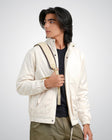 Bomber Jacket in Off White