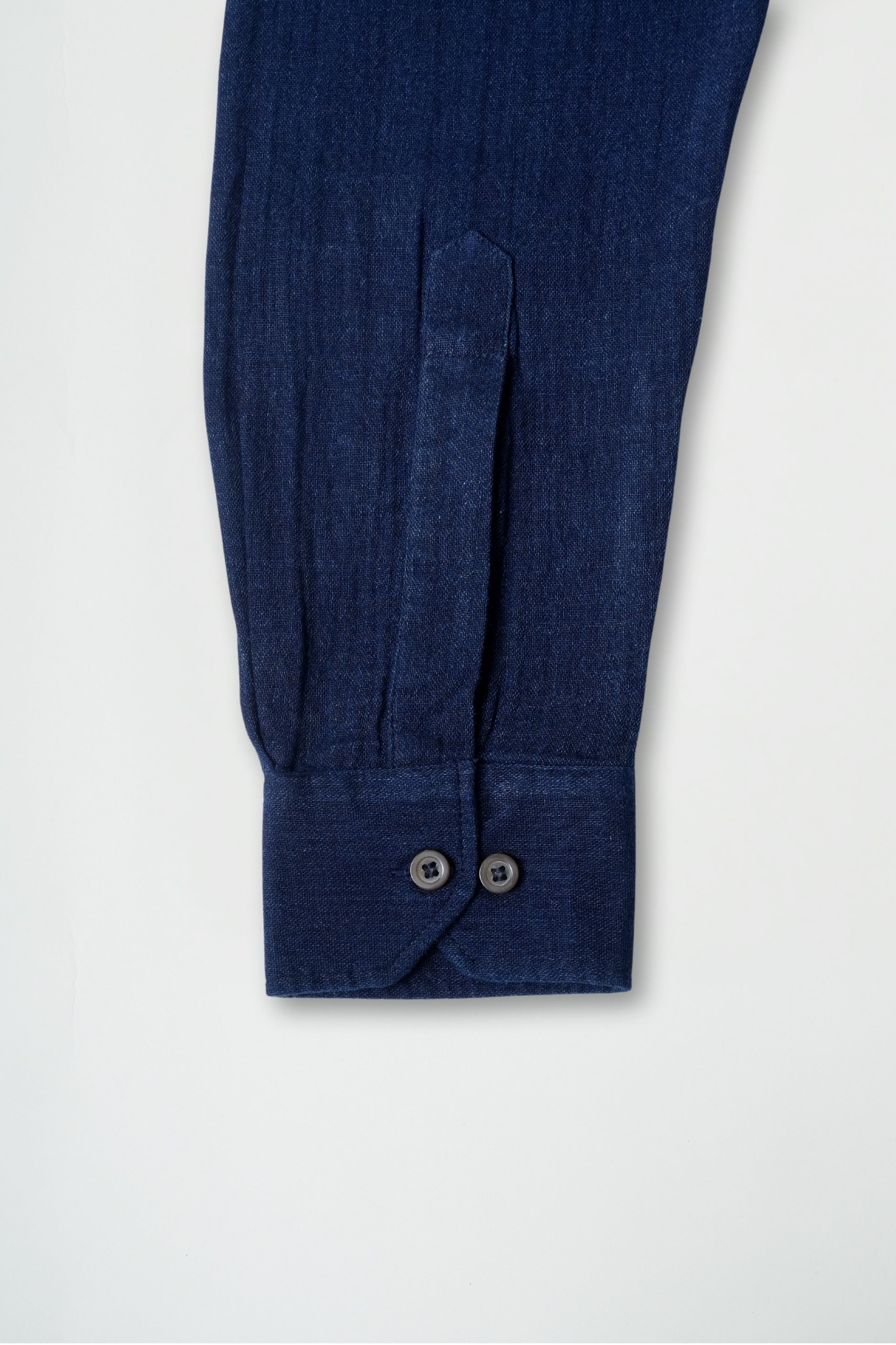 Nile Blue Textured Indigo Shirt