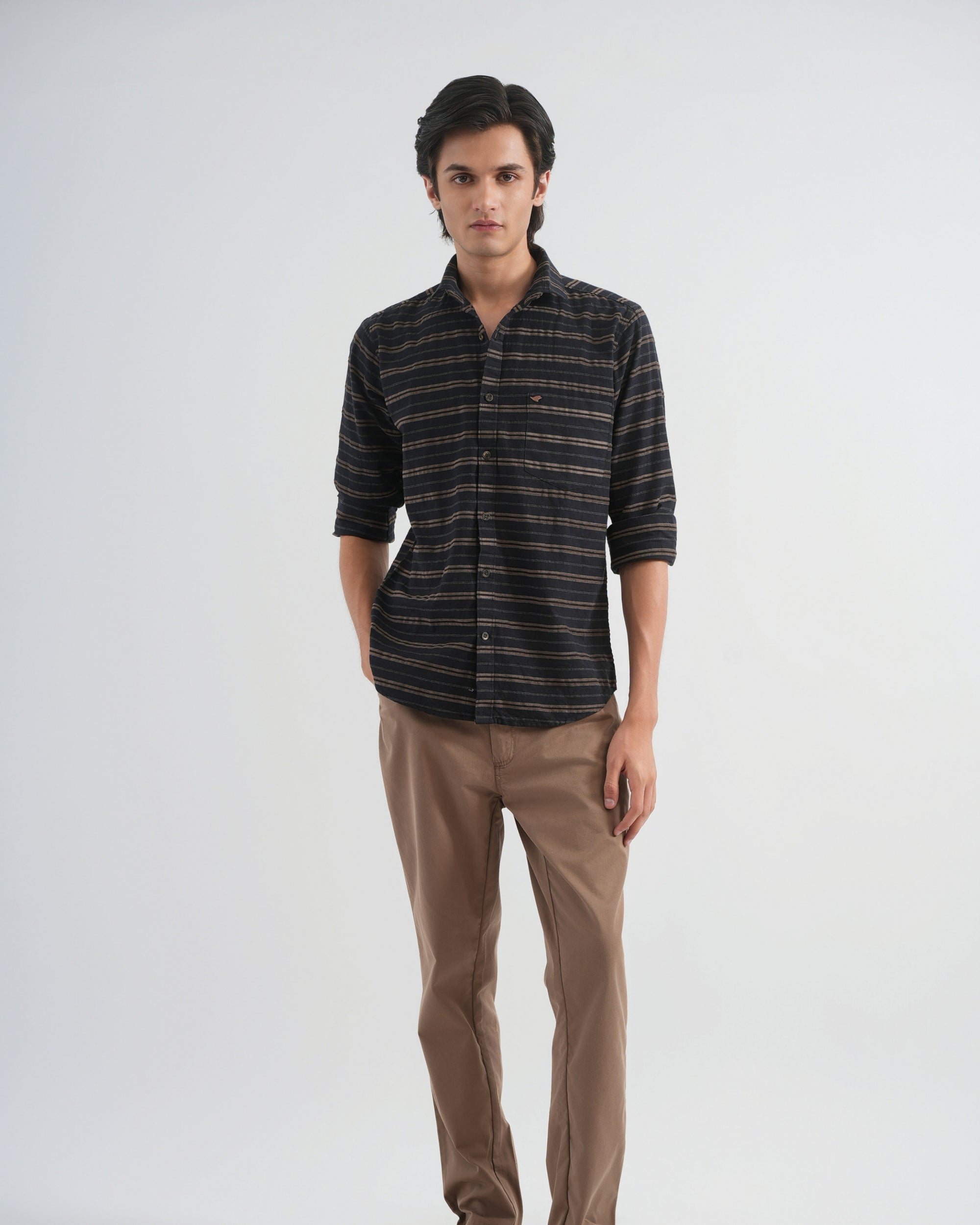 Striped Black Shirt