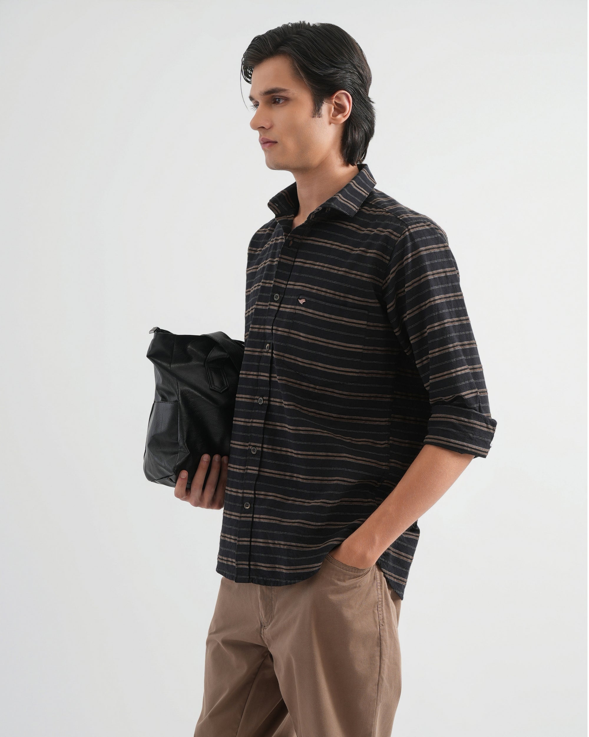 Striped Black Shirt