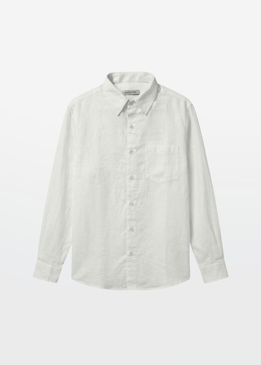 Cloud Shirt in White — Men's Ultra-Soft Cotton-Viscose Shirt | Eagle Ray