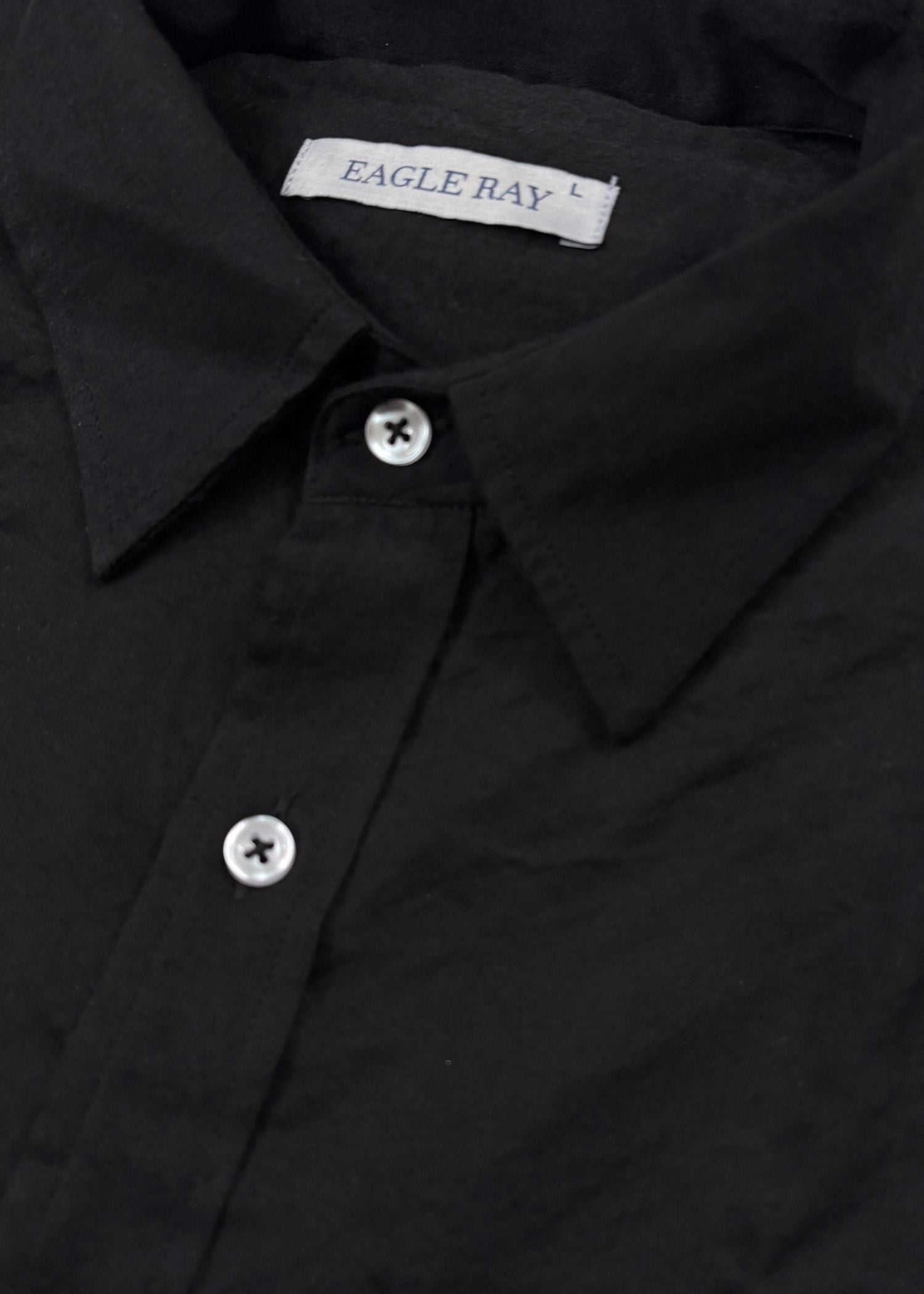 Cloud Shirt In Jet Black